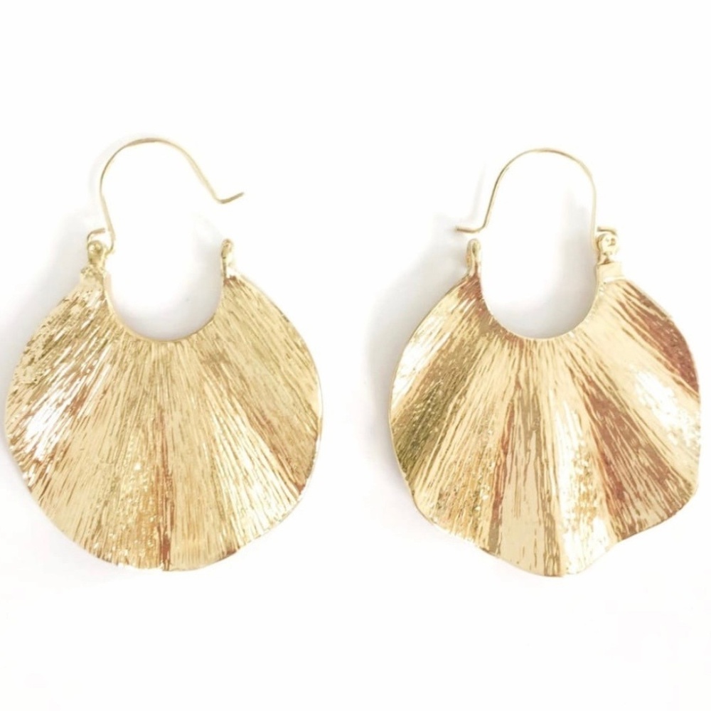 Lola Wave-Hoop Earrings